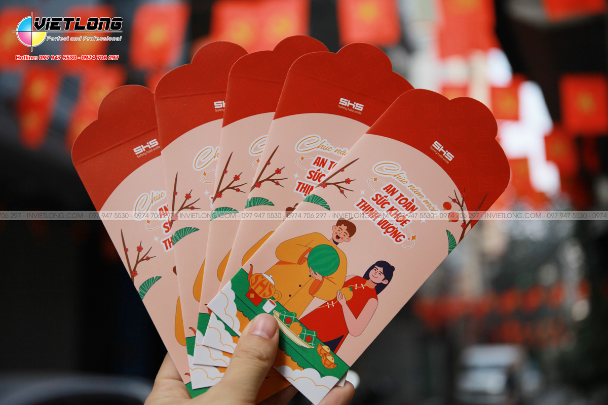 In lì xì theo chủ đề riêng được yêu cầu