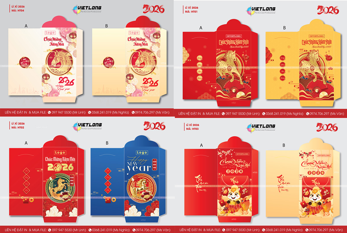 Công ty in bao lì Tết tại Hà Nội