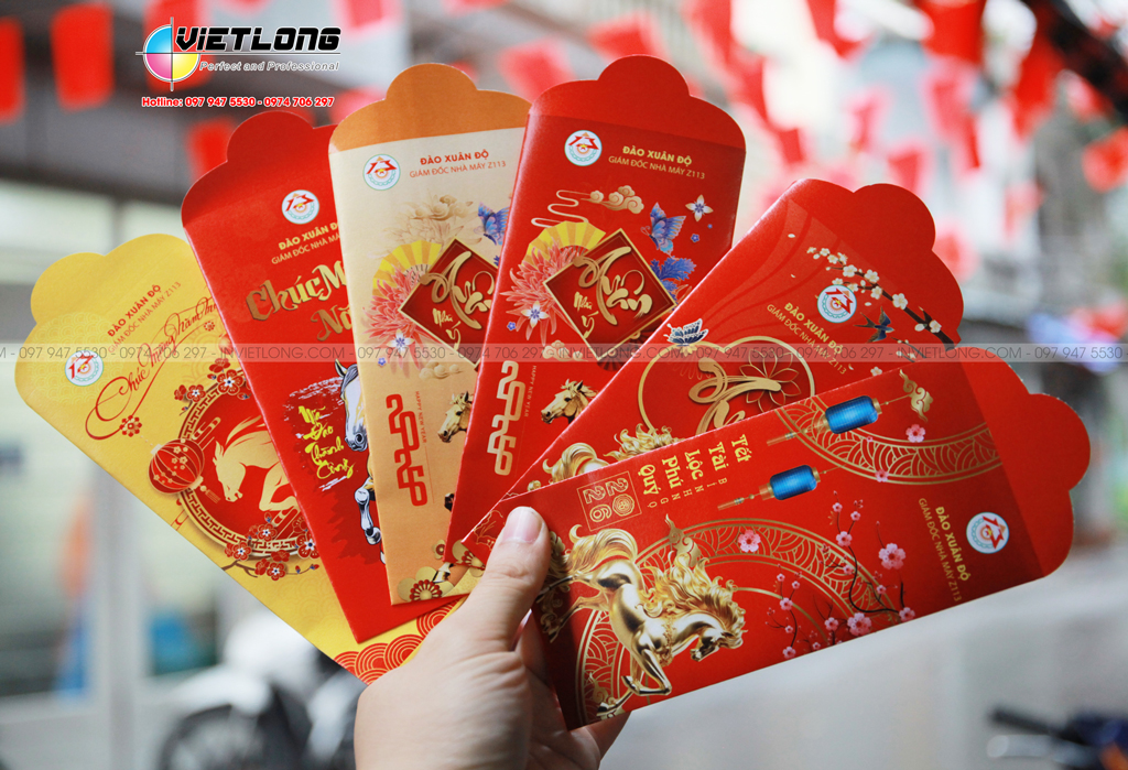 Mẫu lì xì Tết 2026 đẹp rực rỡ