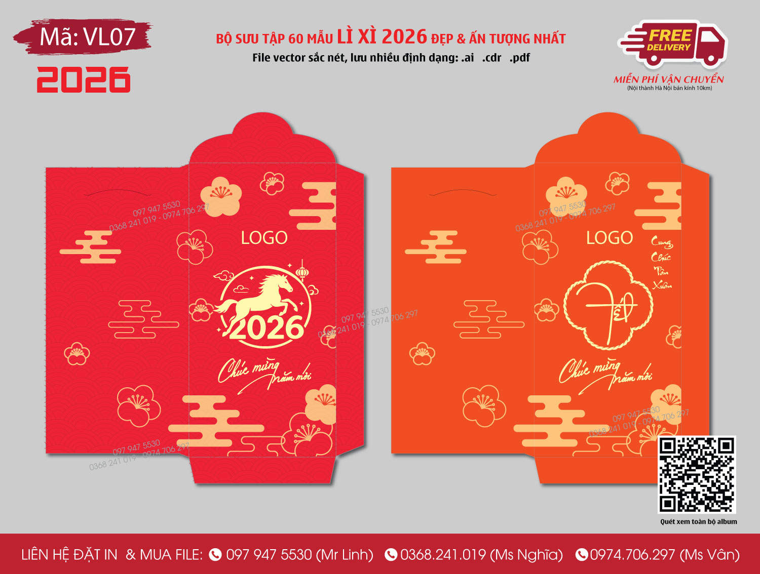 File lì xì 2026 đẹp và ấn tượng