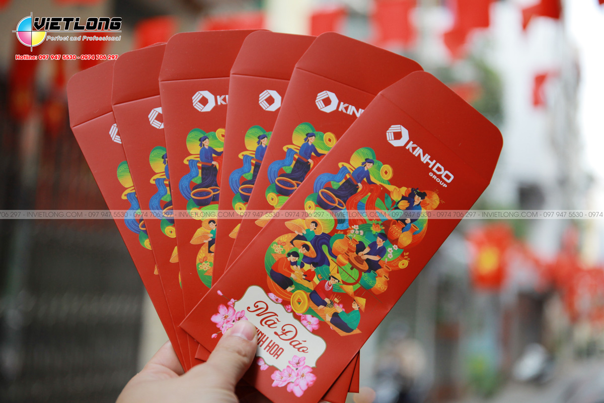Thiết kế bao lì xì chuyên nghiệp đa dạng mẫu mã nhất cả nước