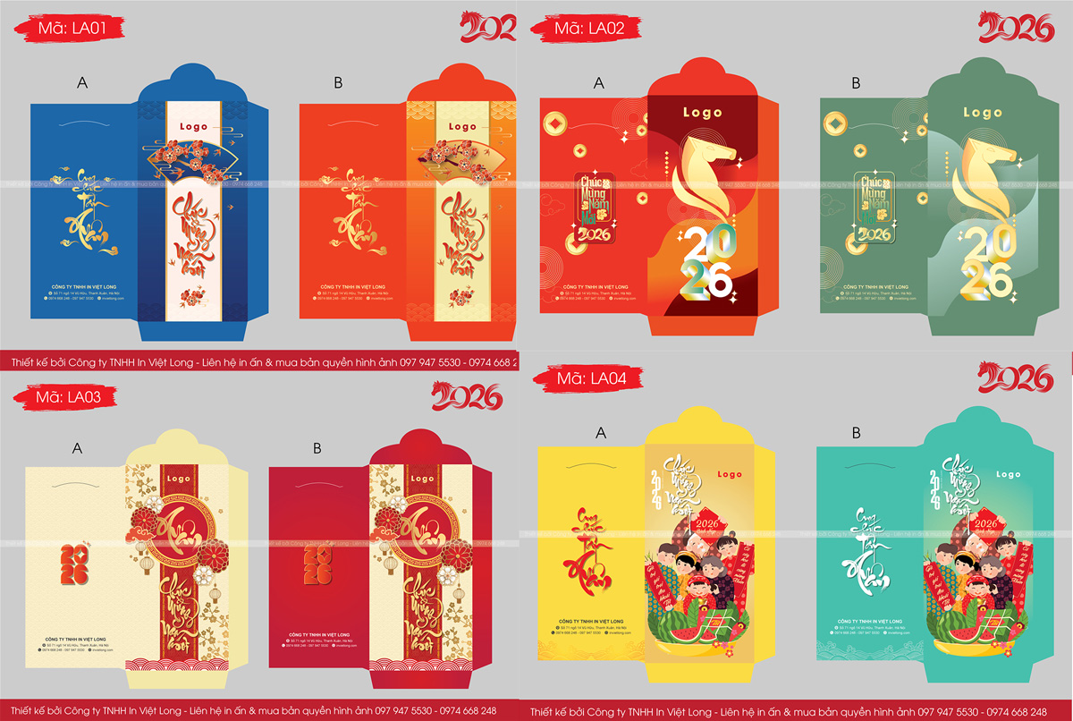 Xưởng in bao lì xì Tết