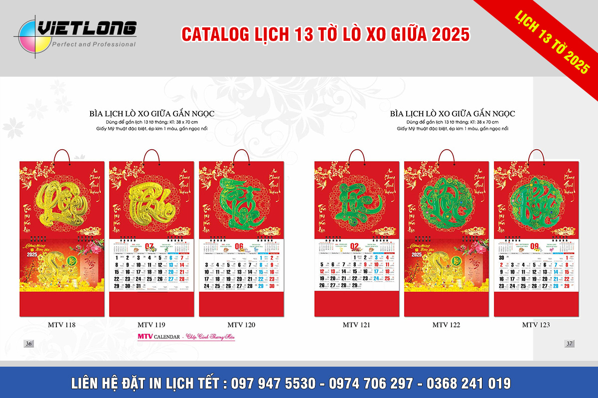 In lịch Tết lò xo giữa 13 tờ 2025 tại Hà Nội
