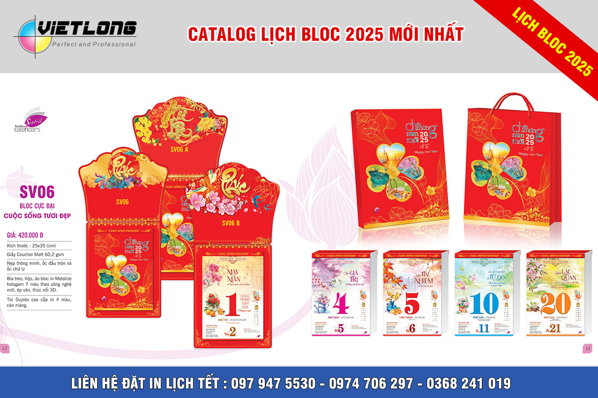 Mẫu bloc 2025 ấn tượng KT 25x35cm cực đại cuộc sống tươi đẹp