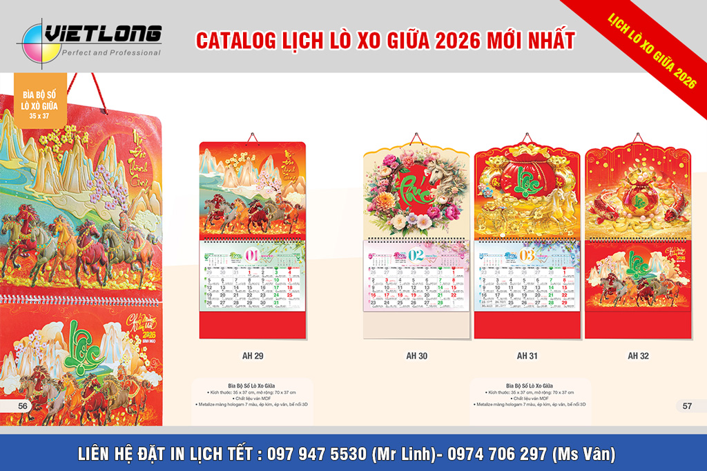 Mẫu lò xo giữa 13 tờ gắn bộ số mẫu mới 2026