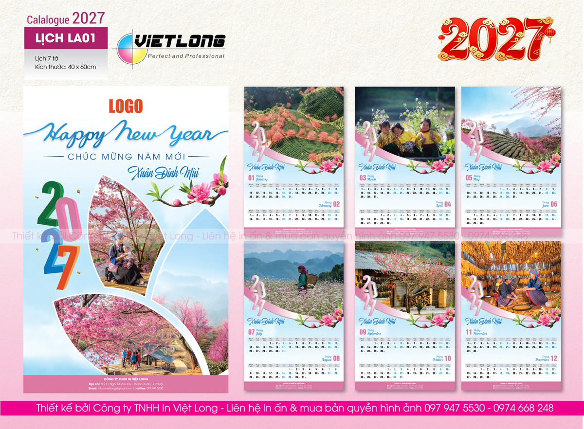 Xưởng in Lịch Tết 2027 Hà Nội