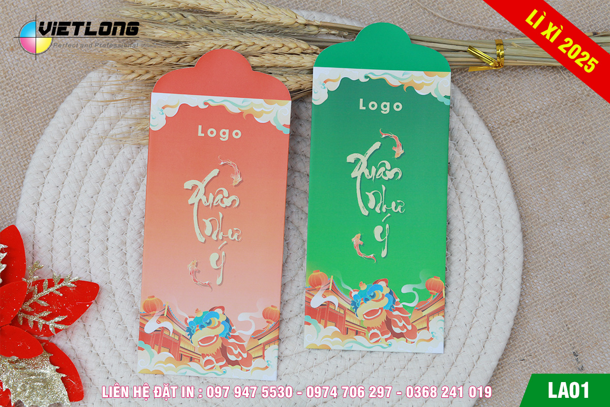 Mẫu lì xì 2025 LA01