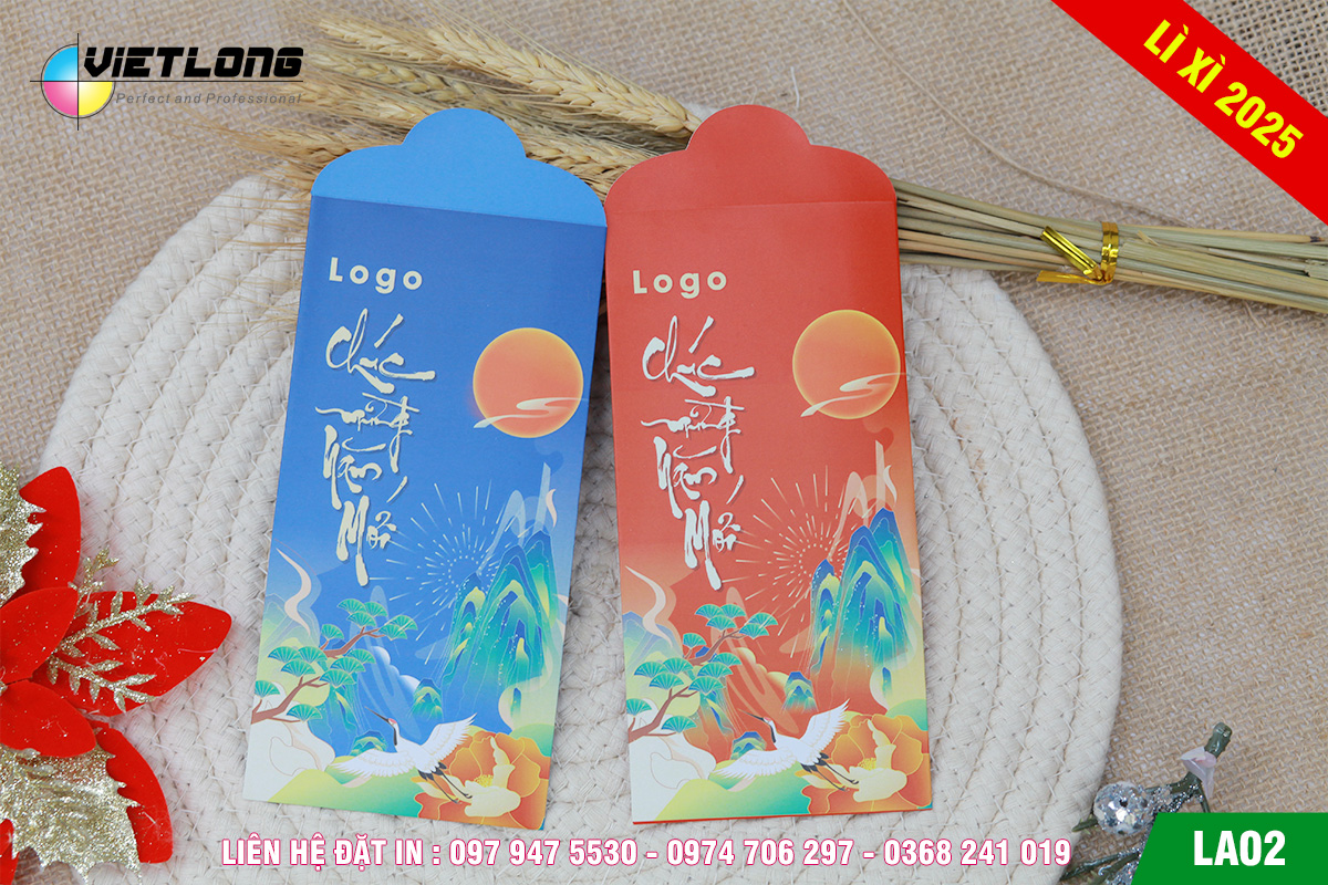 Mẫu lì xì 2025 LA02