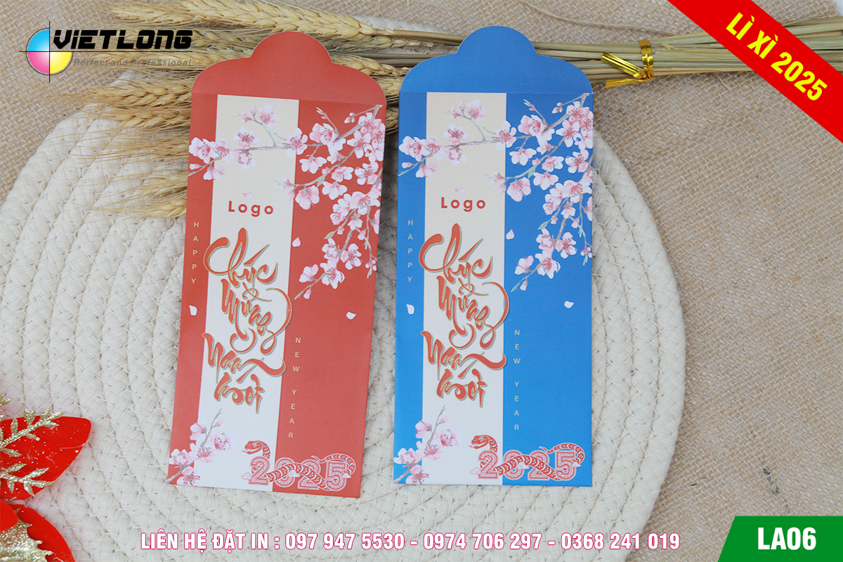 Mẫu lì xì 2025 LA06