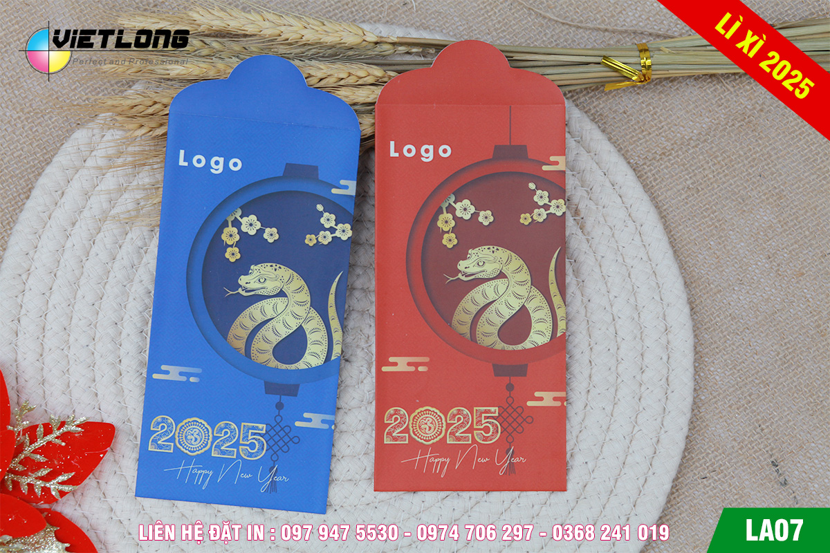 Mẫu lì xì 2025 LA07