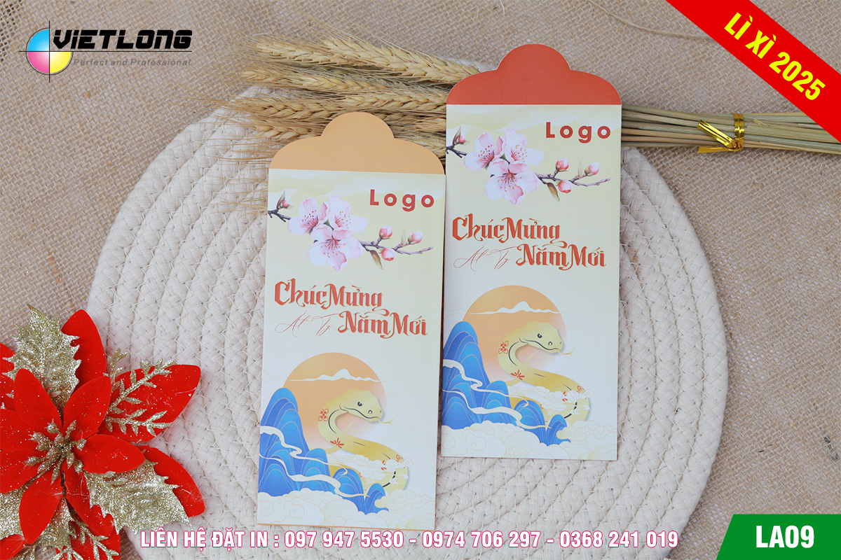 Mẫu lì xì 2025 LA09