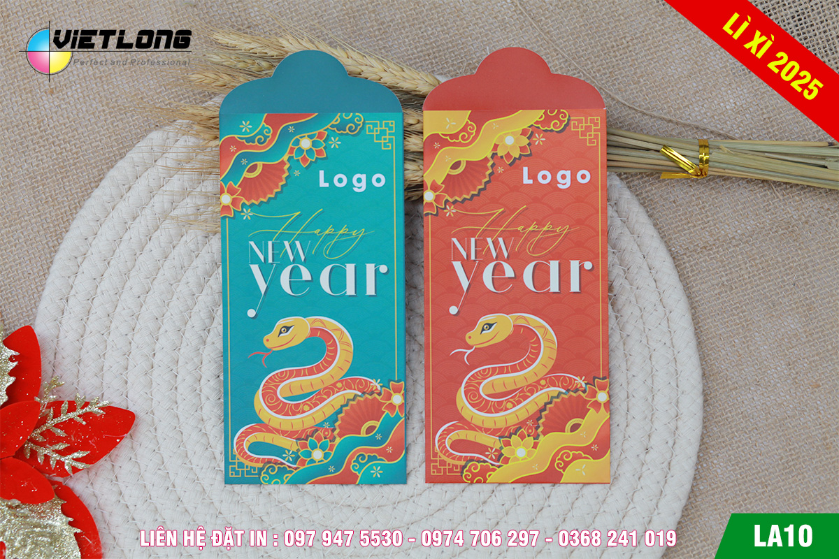 Mẫu lì xì 2025 LA10