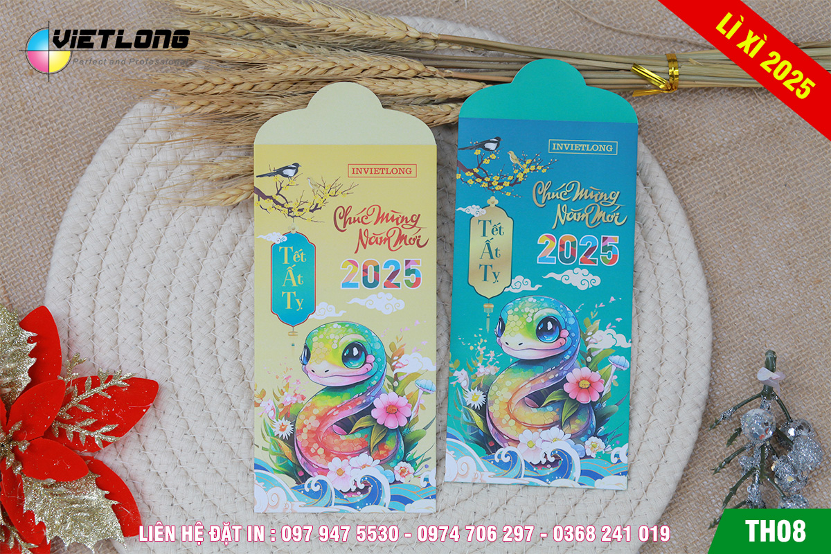 Mẫu lì xì 2025 TH08