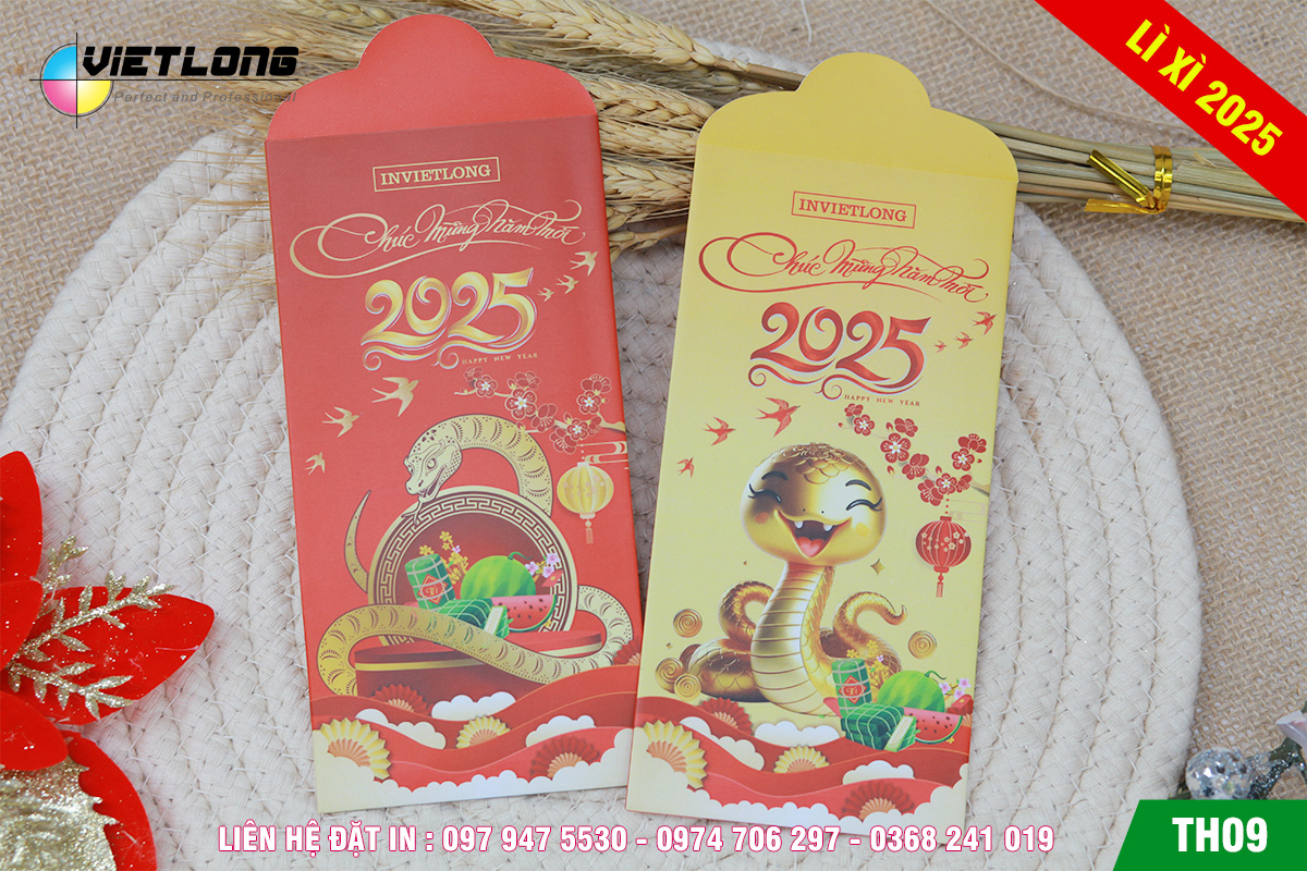 Mẫu lì xì 2025 TH09