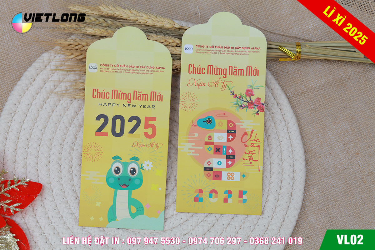 Mẫu lì xì 2025 VL02