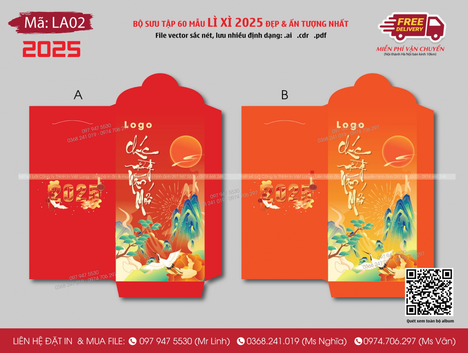 In lì xì 2025 nhanh rẻ đẹp