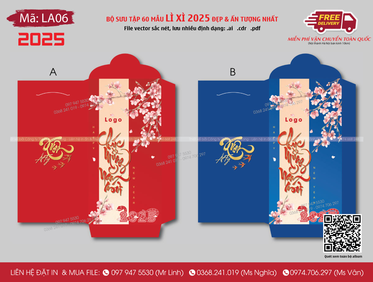 in bao lì xì Tết giá rẻ