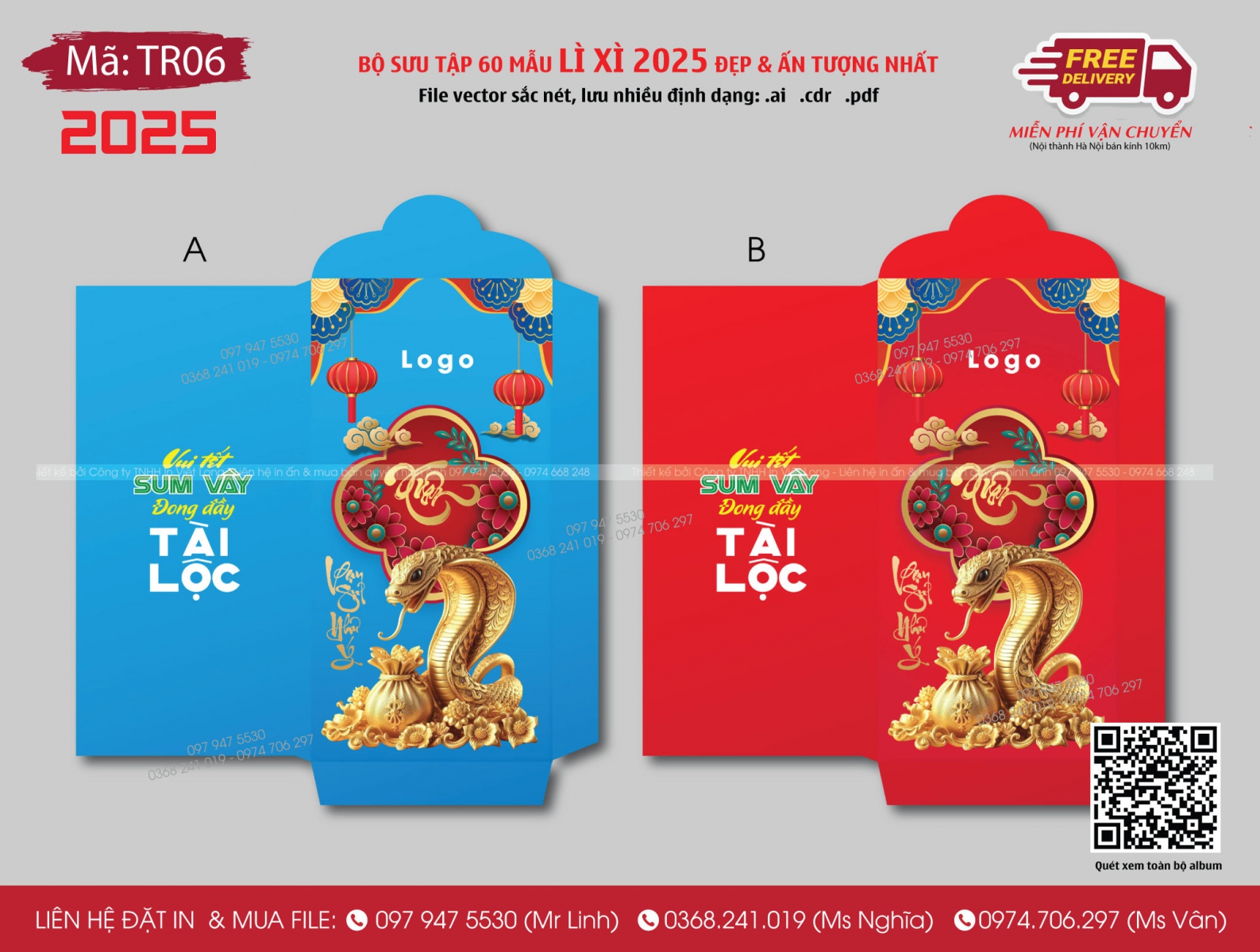 File thiết kế gốc lì xì 2025