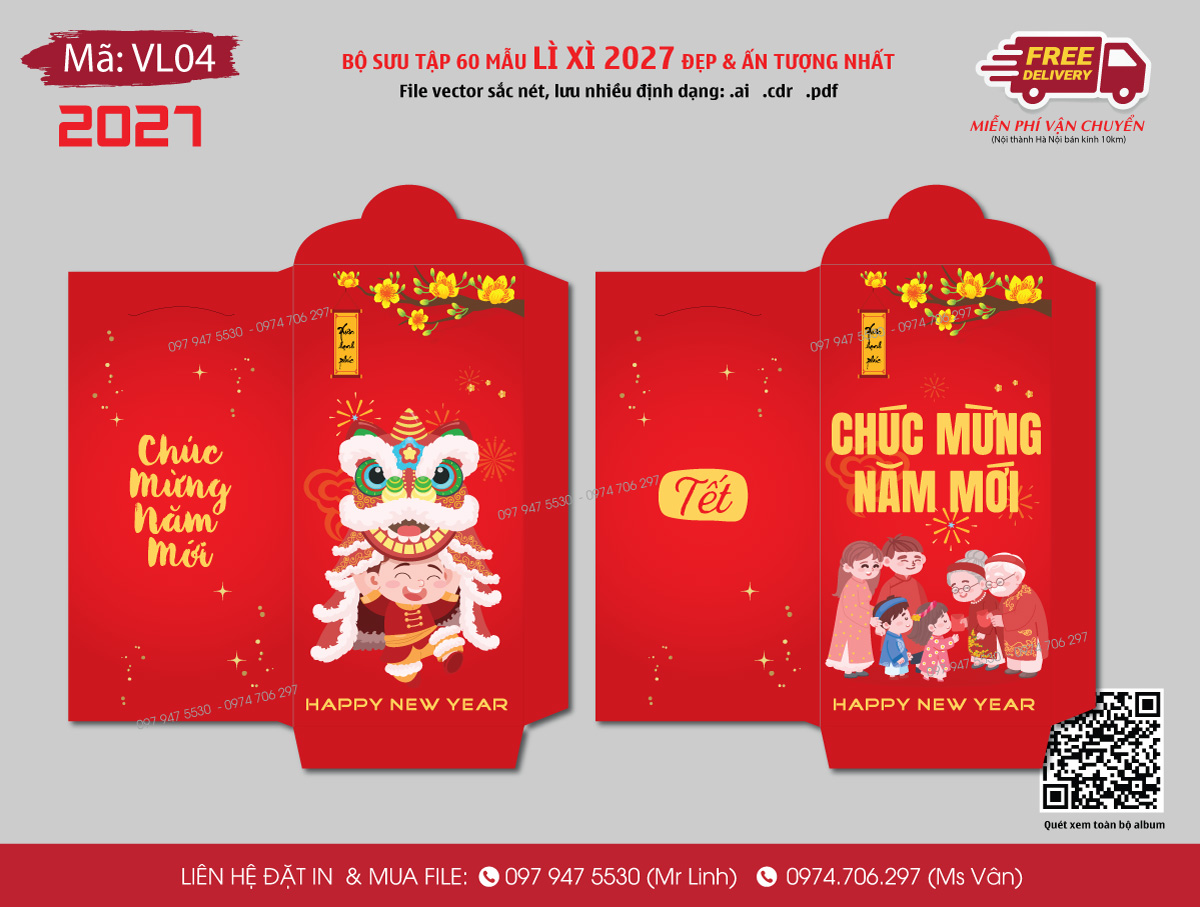 In lì xì nhanh rẻ Hà Nội