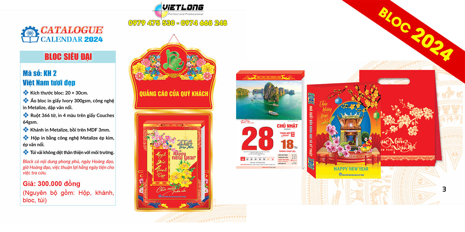Bloc siêu đại 2024 Việt Nam tươi đẹp