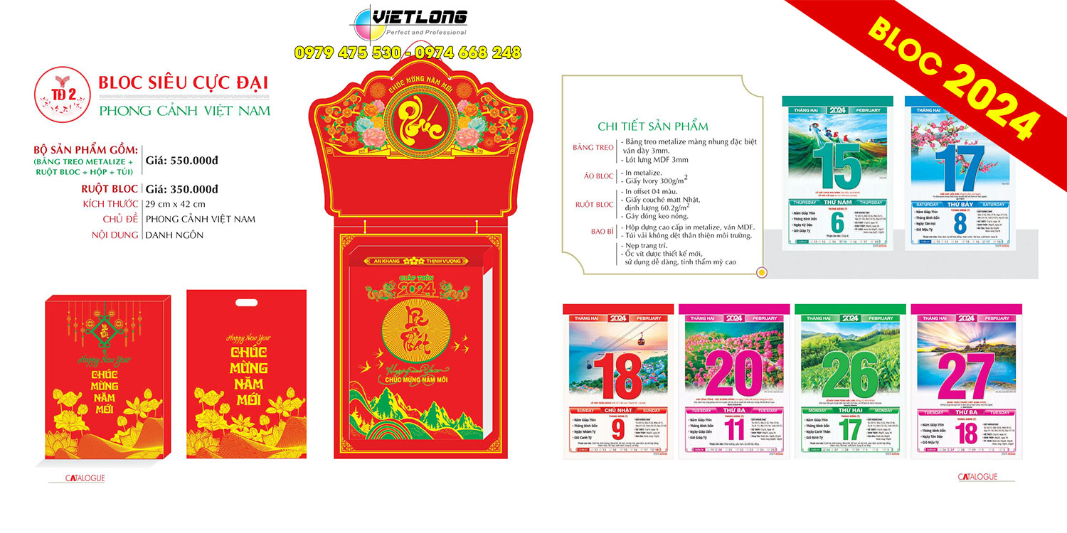 Bloc 2024 chủ đề phong cảnh