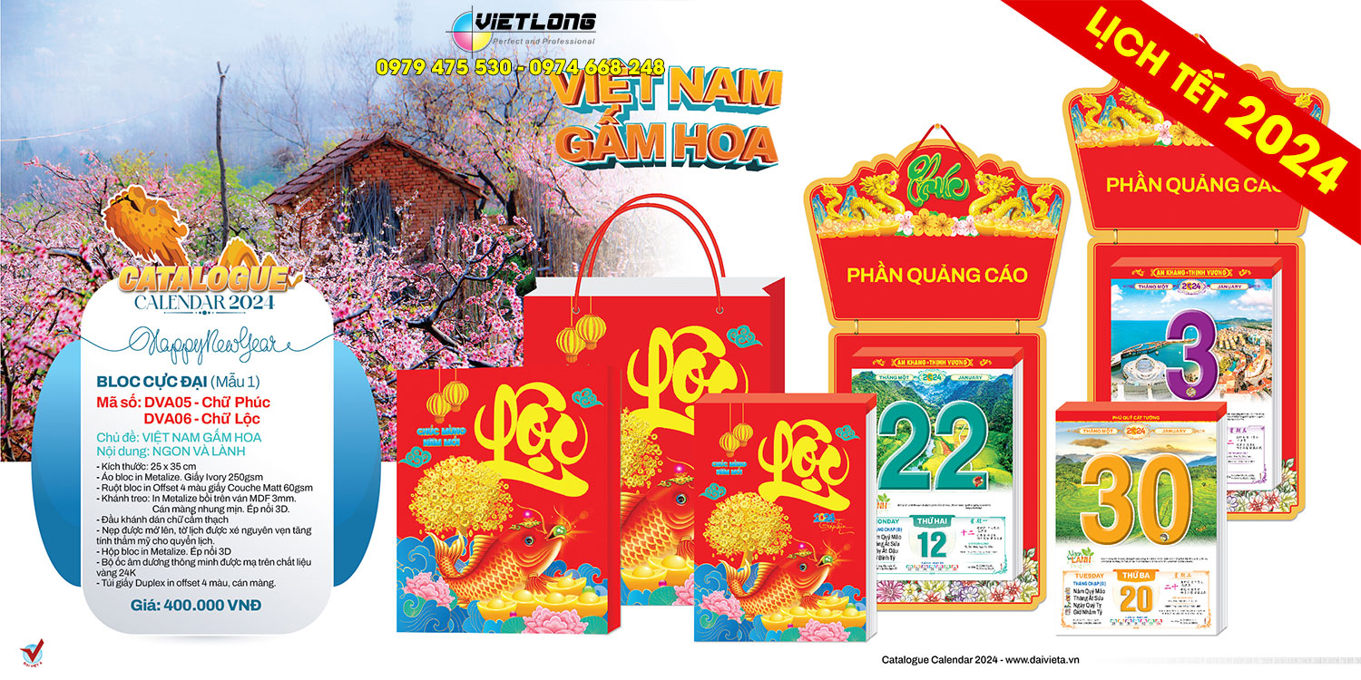 Bloc cực đại 2024 Việt Nam gấm hoa