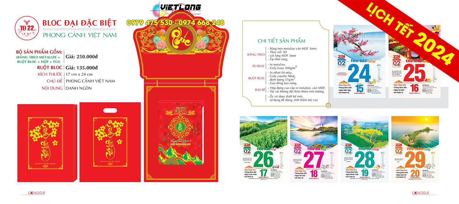 In bloc 2024 Phong cảnh việt nam