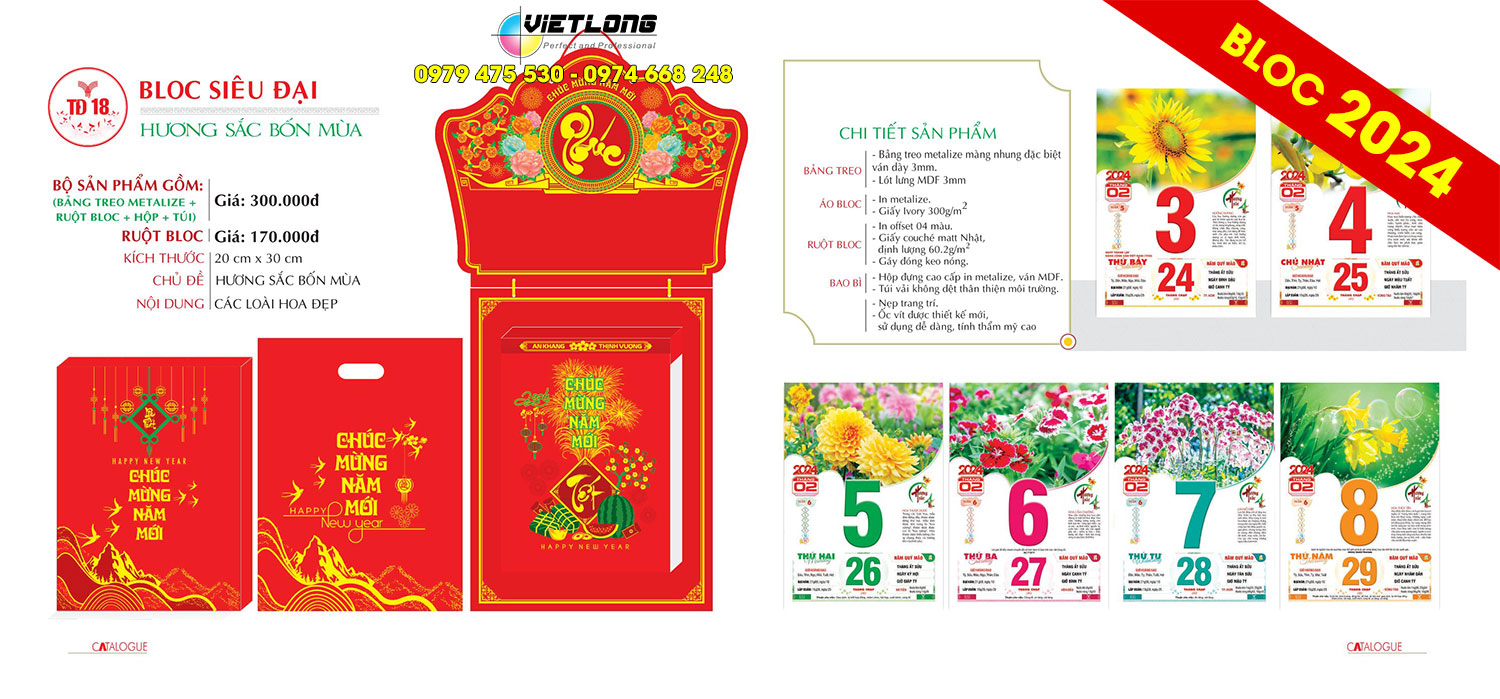 In bloc 2024 Hương Sắc Bốn Mùa