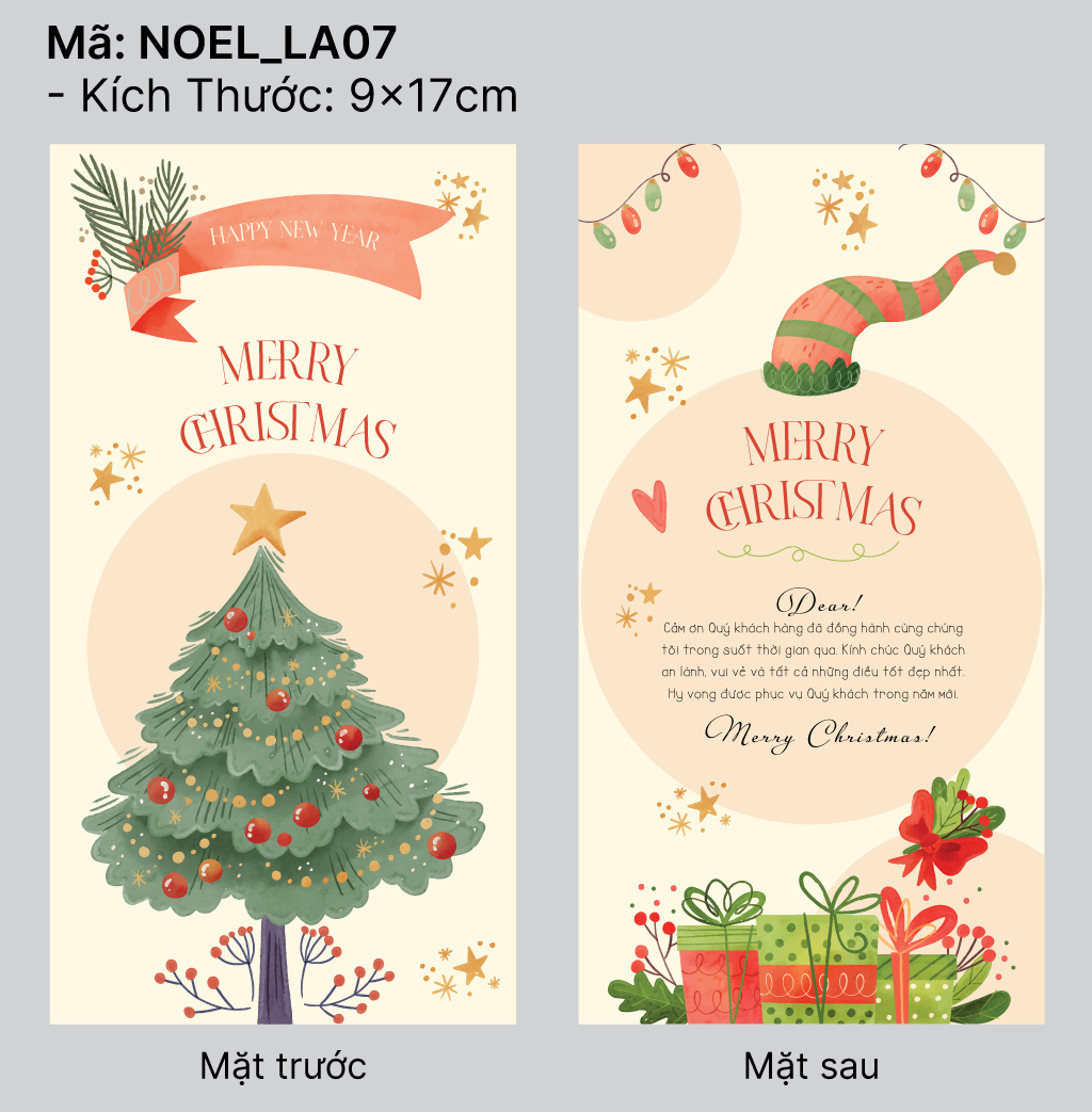 Thiệp christmass quà tặng