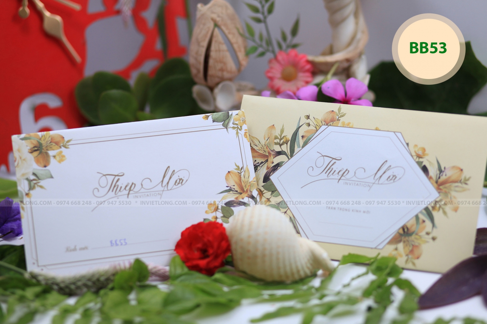 Mẫu thiệp cưới trẻ trung