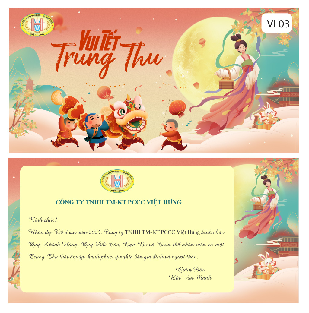Thiệp trung thu rẻ đẹp