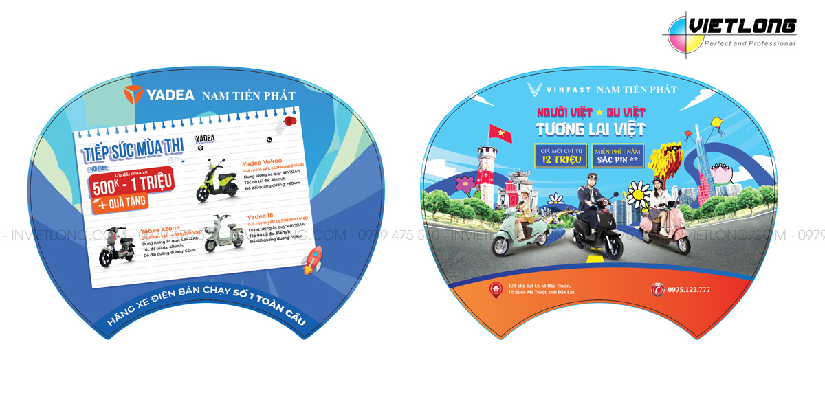Quạt tiếp sức mùa thi cho cửa hàng xe điện