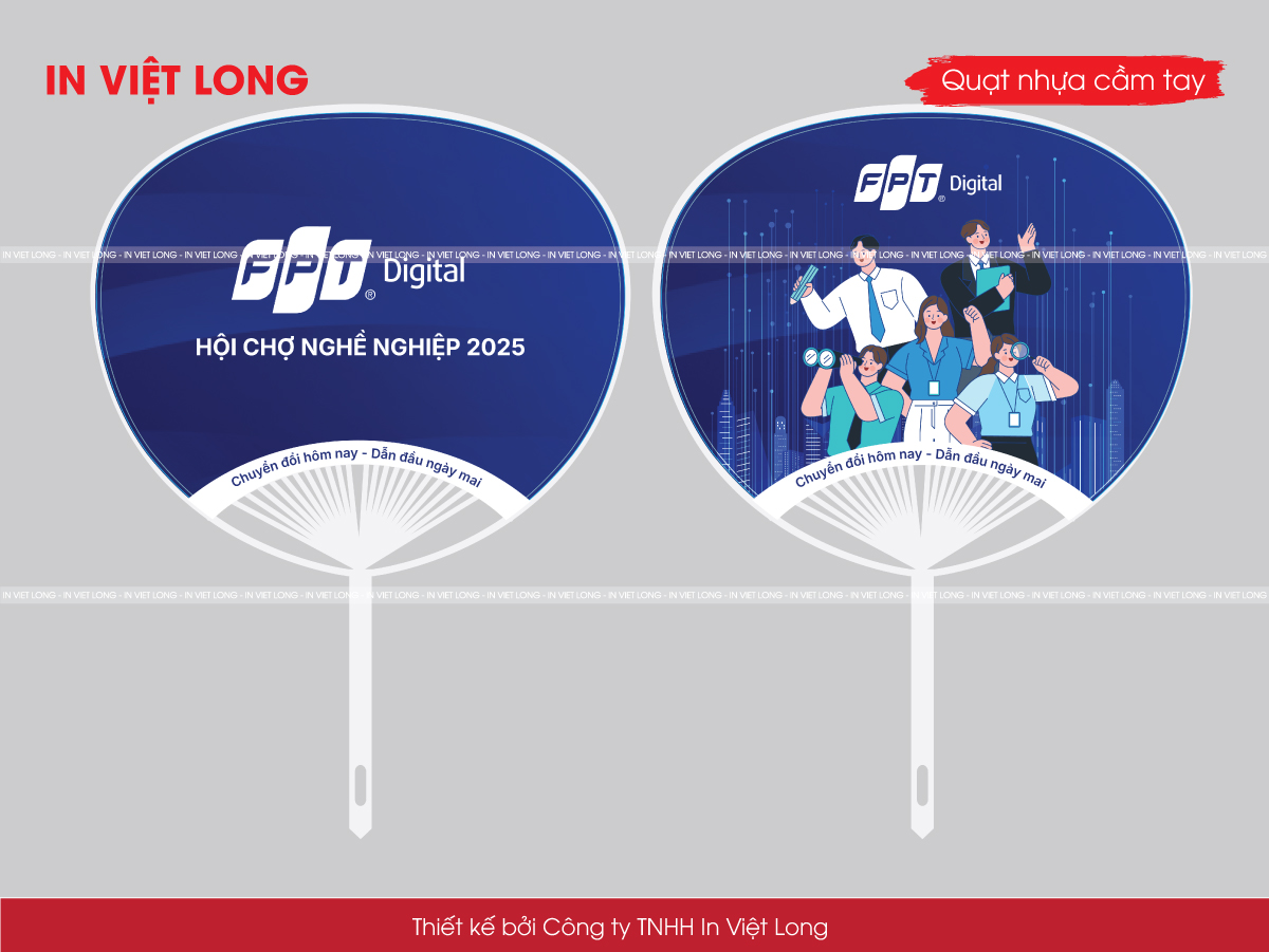Mẫu quạt nhựa tuyển dụng FPT