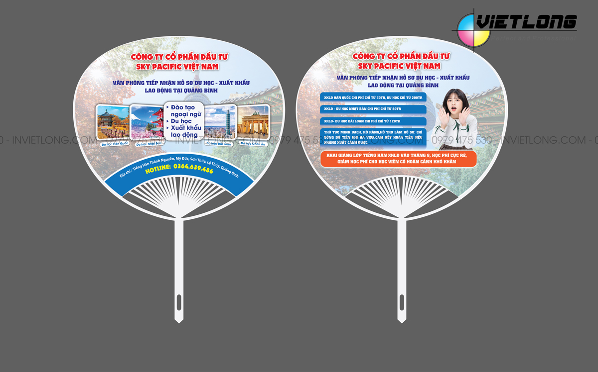 THiết kế miễn phí quạt quảng cáo