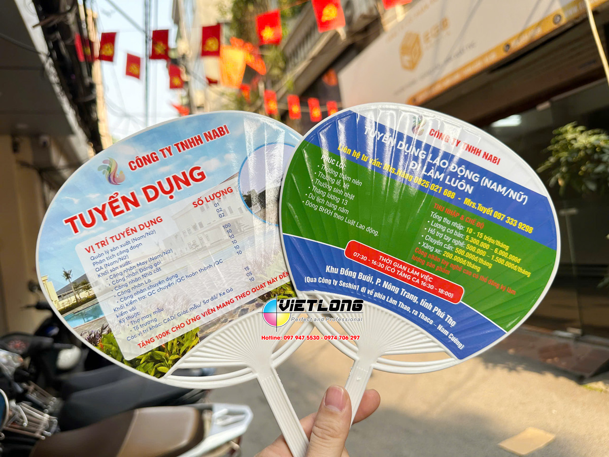 In quạt tuyển lao động phổ thông
