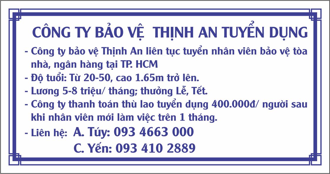 Mẫu tem decal dán tuyển dụng