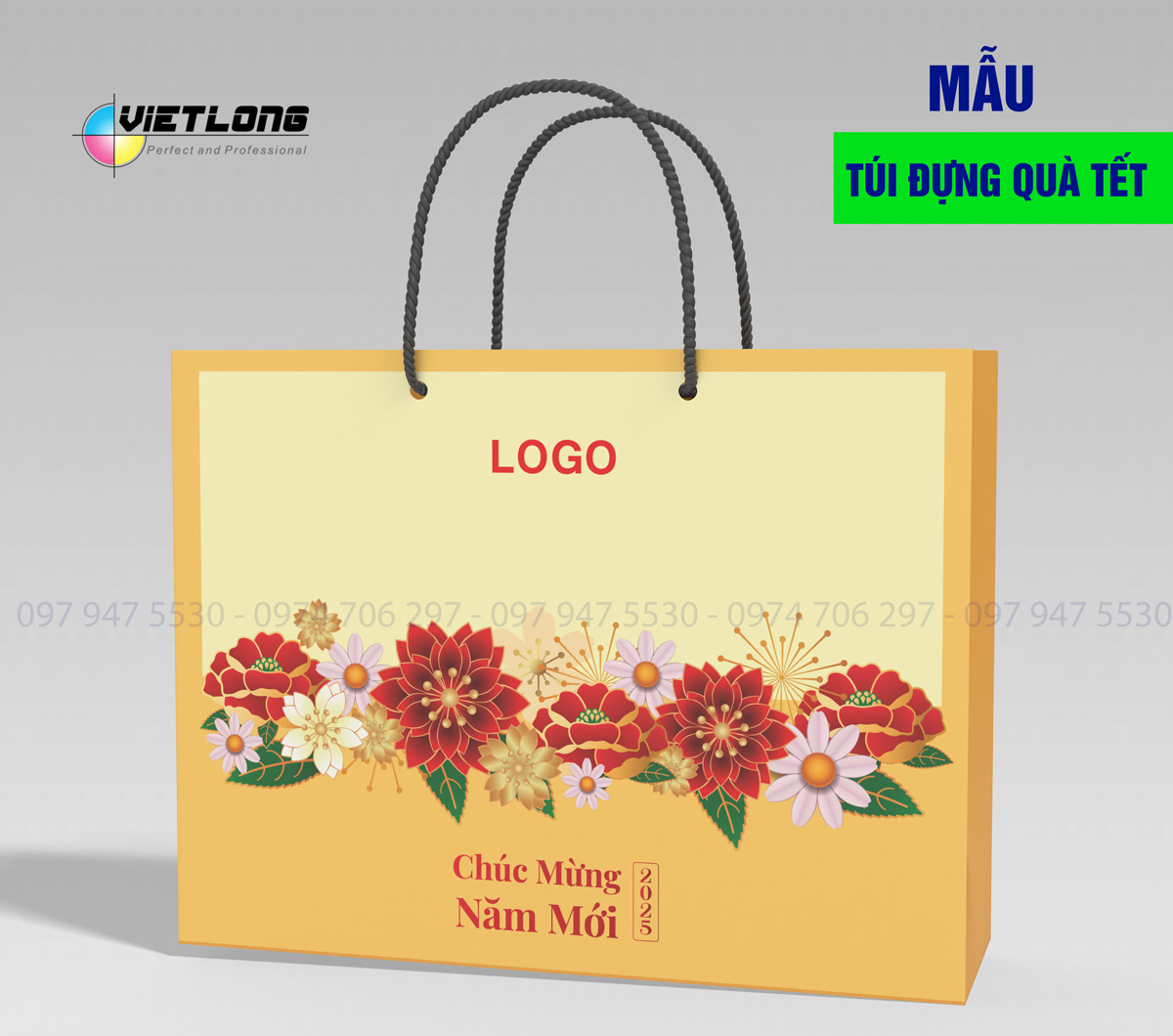 Mẫu túi quá Tết 2025 đẹp và ấn tượng nhất