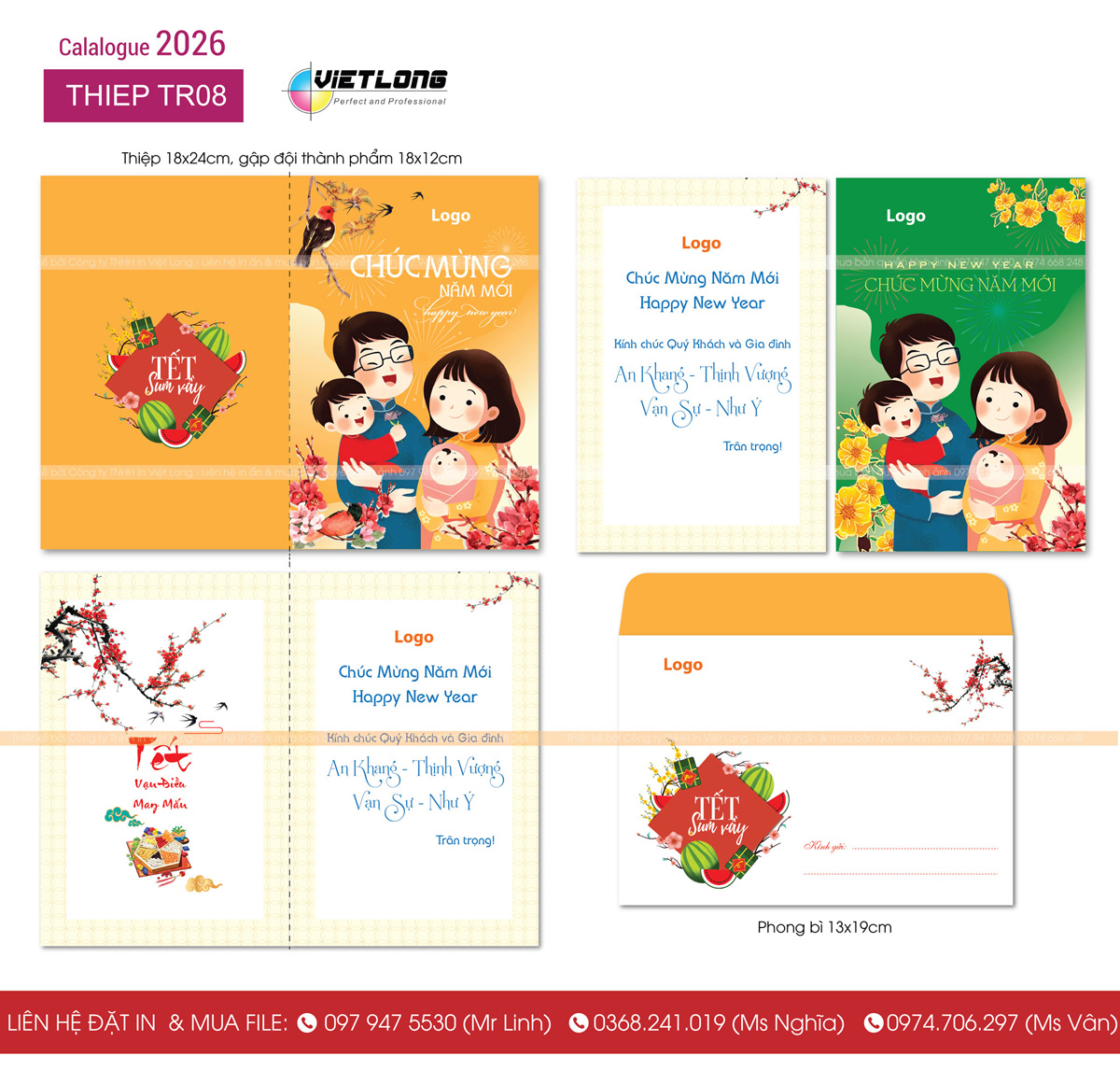 Công ty in thiệp chúc Tết