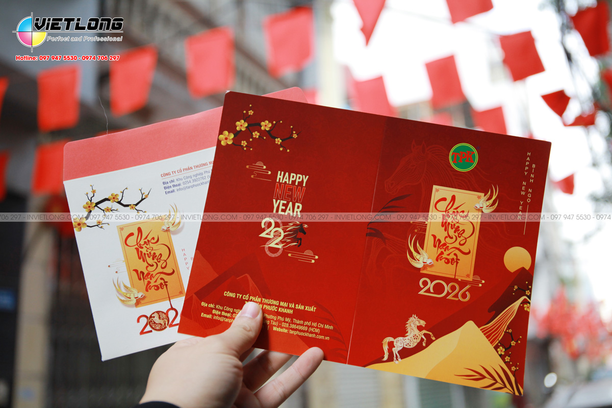 thiệp tết mừng xuân cảm ơn khách hàng