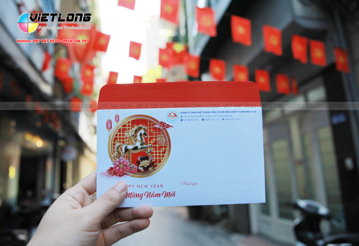 In phong bì Tết 2026 Hà Nội
