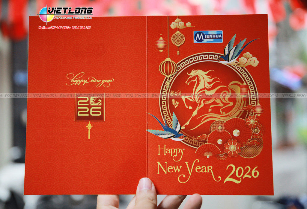 Mẫu thiệp chúc Tết 2026 đẹp