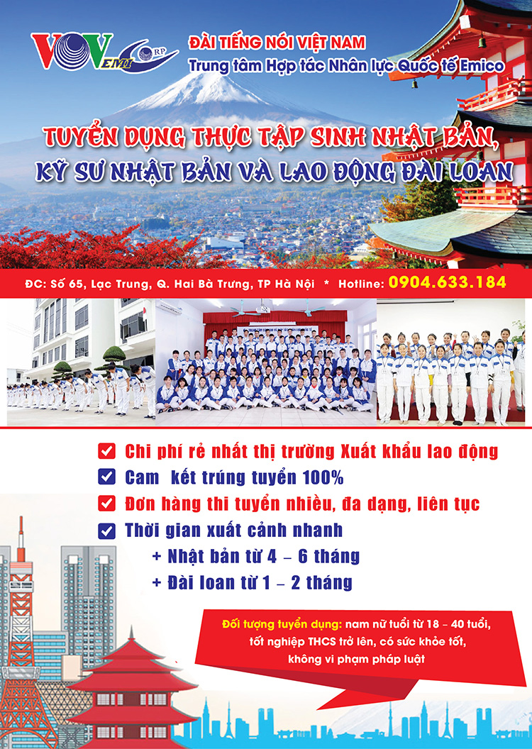 Mẫu tờ rơi tuyển sinh du học nhật bản