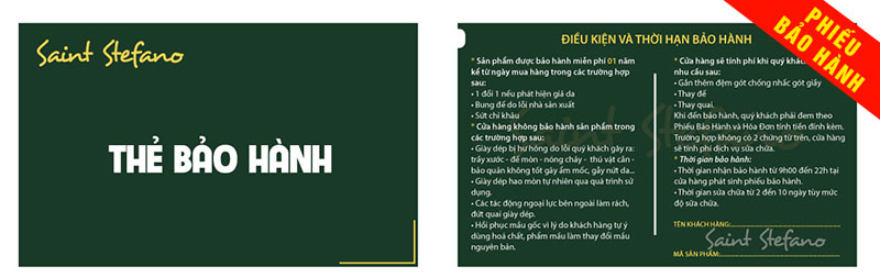 Thẻ bảo hành đẹp