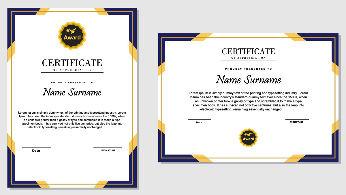 Mẫu giấy khen thưởng nhân viên xuất sắc