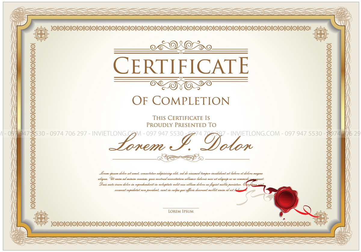 Mẫu giấy khen thưởng nhân viên xuất sắc