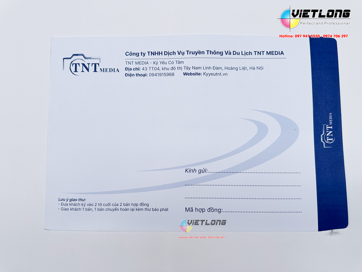 In phong bì thư A4 A5 A6