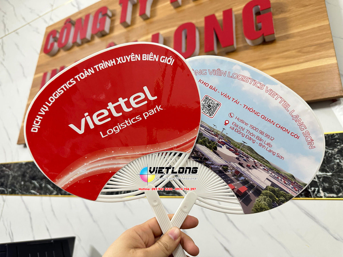 In quạt nhựa cho công ty logistics