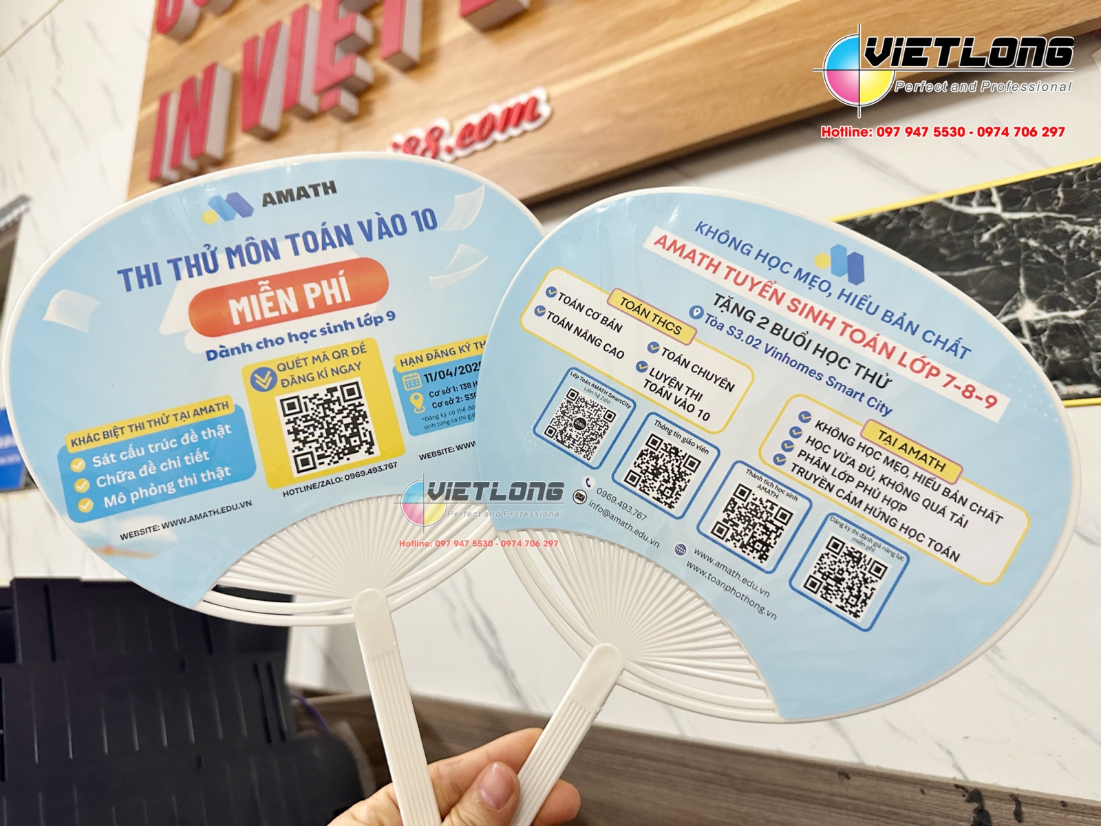 In quạt tuyển sinh vào lớp 10