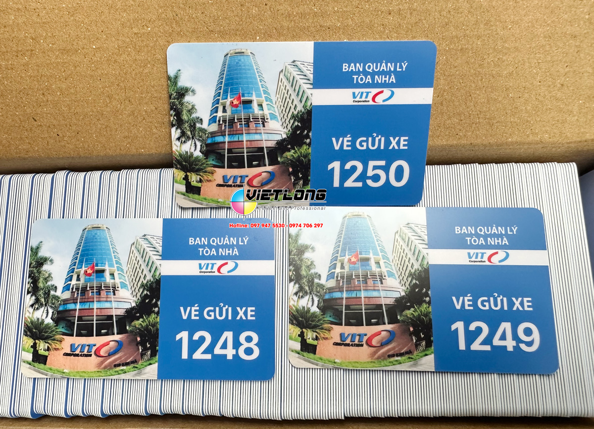 In thẻ từ, thẻ chip nhựa PVC ra vào tòa nhà