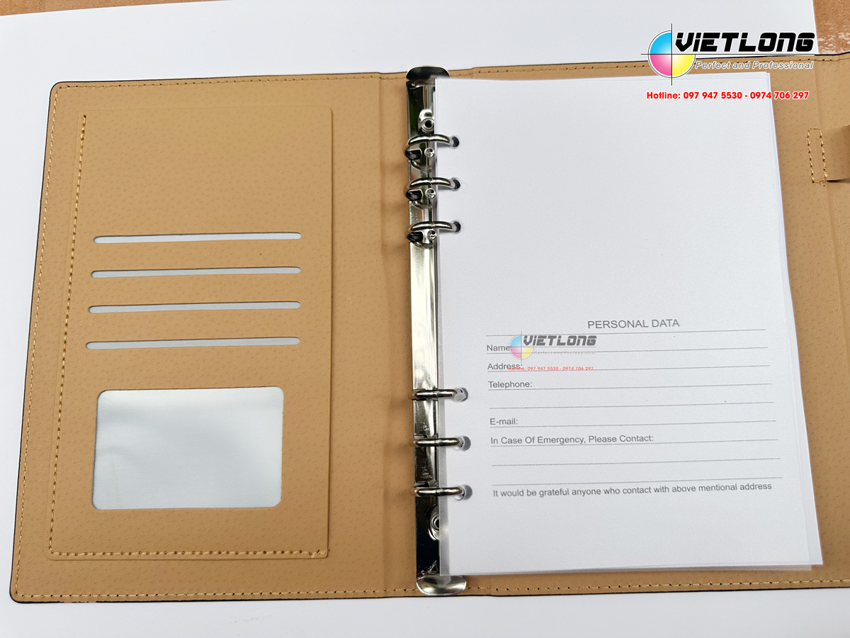 Sổ gáy còng cao cấp